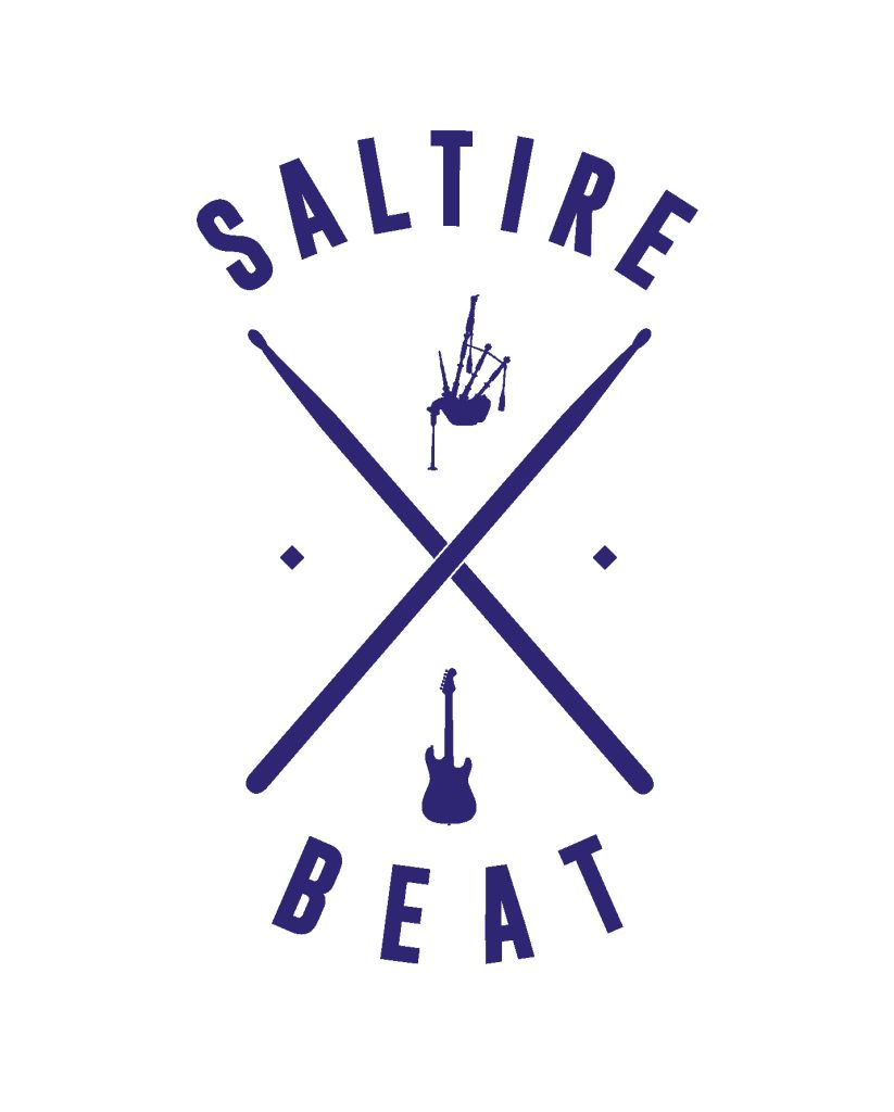 Saltire Beat Scottish Bagrock Fusion Band Logo
